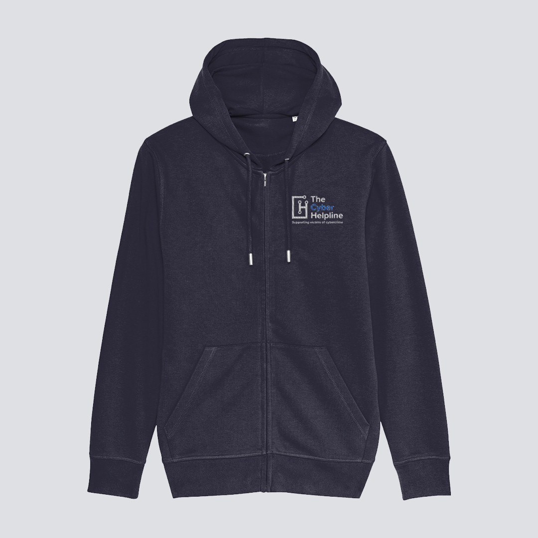 The Cyber Helpline Logo Zip-Up Hoodie